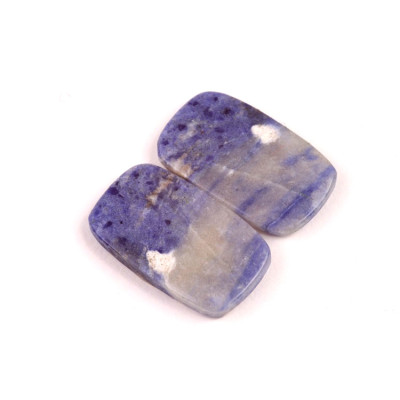 Kabošony páry Sodalite č.P576 (23x14x3mm)