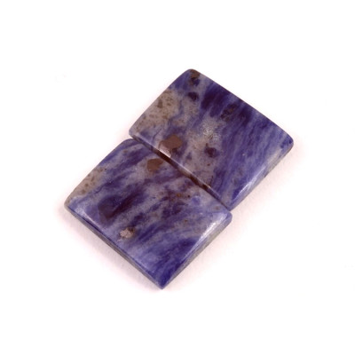 Kabošony páry Sodalite č.P577 (19x14x4mm)