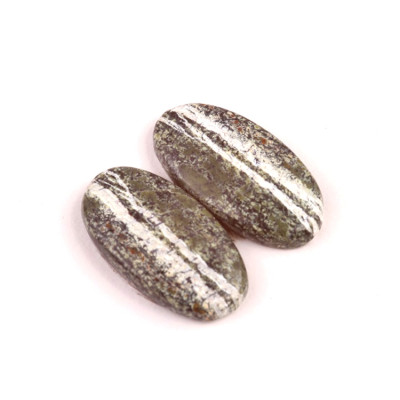 Kabošony páry Swiss Opal č.P585 (27x14x4mm)