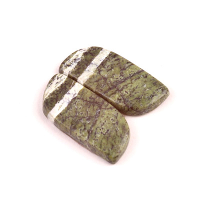 Kabošony páry Swiss Opal č.P588 (28x13x4mm)