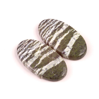 Kabošony páry Swiss Opal č.P591 (30x17x4mm)