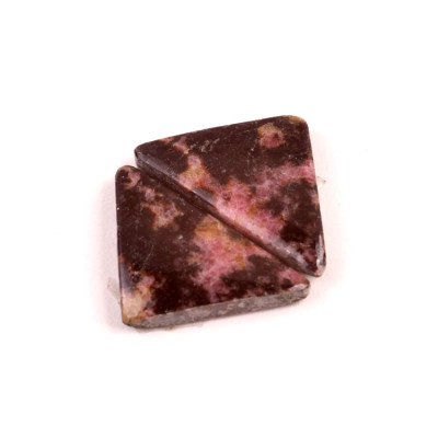 Kabošony páry Rhodonit č.P604 (28x17x5mm)