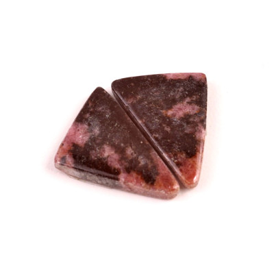 Kabošony páry Rhodonit č.P614 (27x17x4mm)