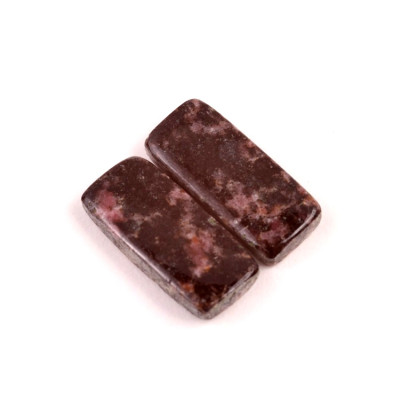 Kabošony páry Rhodonit č.P616 (25x11x5mm)