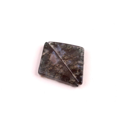 Kabošony páry Moss Quartz č.P658 (24x11x3mm)