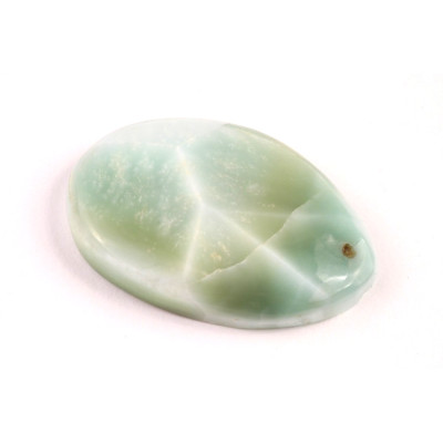 Kabošon Pectolite (zelený Larimar) č.3610 (37x24x6mm)