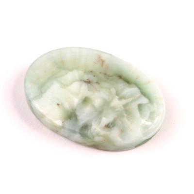 Kabošon Pectolite (zelený Larimar) č.3626 (38x25x8mm)