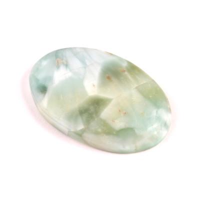 Kabošon Pectolite (zelený Larimar) č.3629 (40x26x6mm)