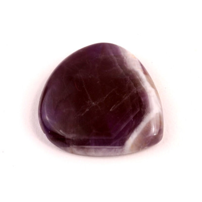 Kabošon Amethyst Chevron č.4594 (29x27x6mm)