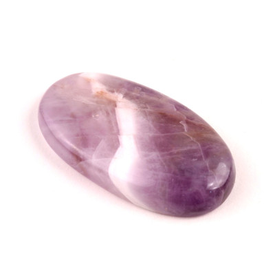 Kabošon Amethyst Chevron č.4604 (44x23x8mm)