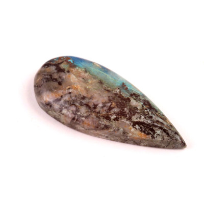 Kabošon Crystal Chrysocolla č.4638 (47x20x7mm)