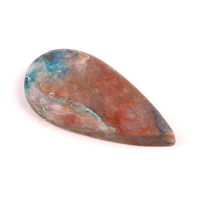 Kabošon Crystal Chrysocolla č.4643 (49x24x8mm)