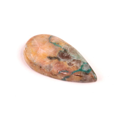 Kabošon Crystal Chrysocolla č.4647 (38x19x7mm)