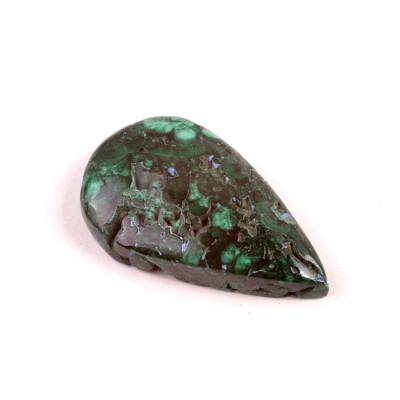 Kabošon Malachite Druzy č.4688 (37x22x8mm)
