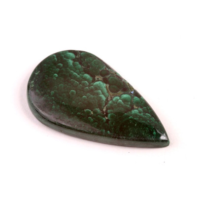 Kabošon Malachite Druzy č.4689 (43x25x6mm)