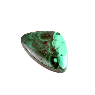 Kabošon Malachite Druzy č.4691 (32x22x5mm)