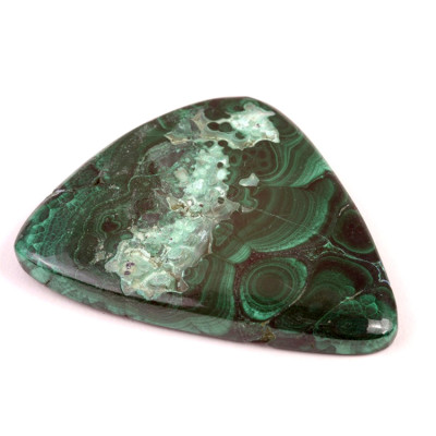 Kabošon Malachite Druzy č.4702 (56x42x8mm)