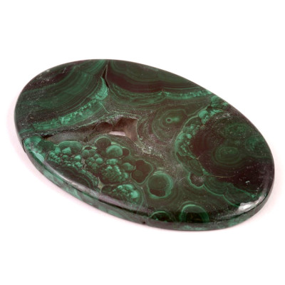 Kabošon Malachite Druzy č.4707 (71x43x6mm)