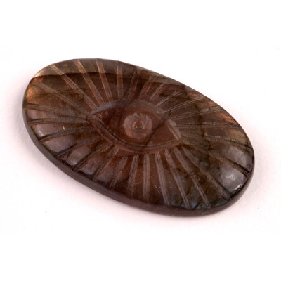 Kabošon Labradorite č.520 (41x23x5mm)