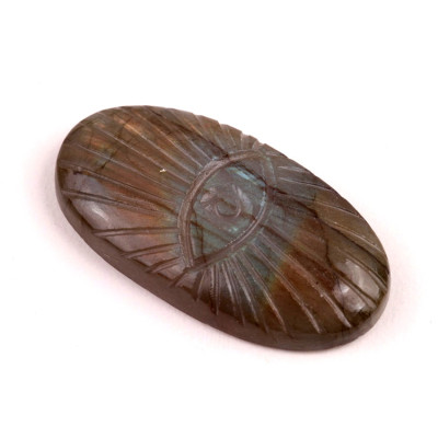 Kabošon Labradorite č.4765 (43x23x7mm)