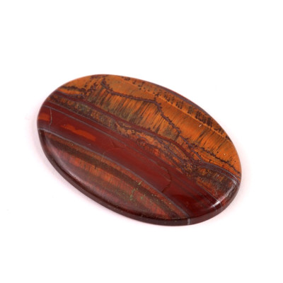 Kabošon Red Tiger Eye č.4870 (49x33x5mm)