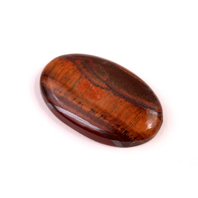 Kabošon Red Tiger Eye č.4883 (34x21x6mm)