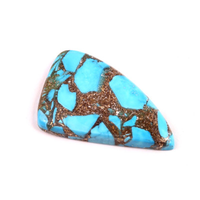 Kabošon Rekonstruovaný Tyrkys č.4906 (40x26x5mm)