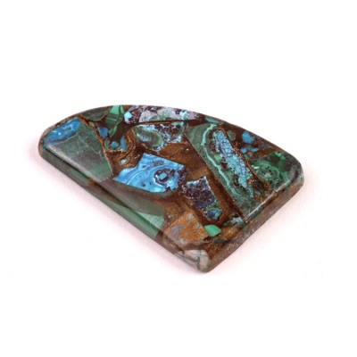 Kabošon Rekonstruovaný Malachit  č.4922 (34x22x5mm)