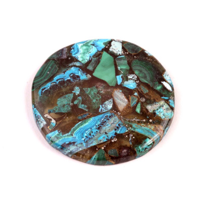 Kabošon Rekonstruovaný Malachit  č.4939 (41x5mm)