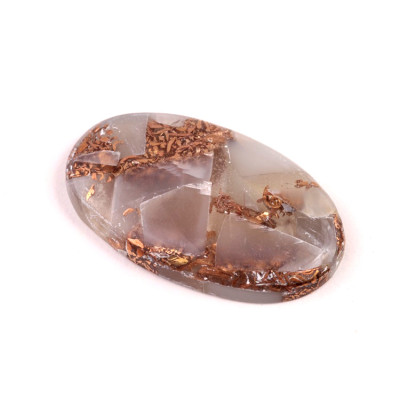 Kabošon Rekonstruovaný Moonstone  č.4955 (37x21x5mm)