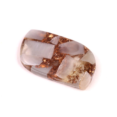 Kabošon Rekonstruovaný Moonstone  č.4957 (37x22x5mm)