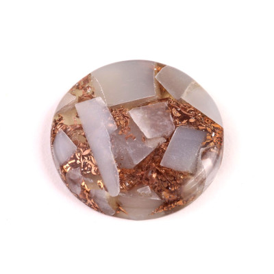 Kabošon Rekonstruovaný Moonstone  č.4959 (34x6mm)