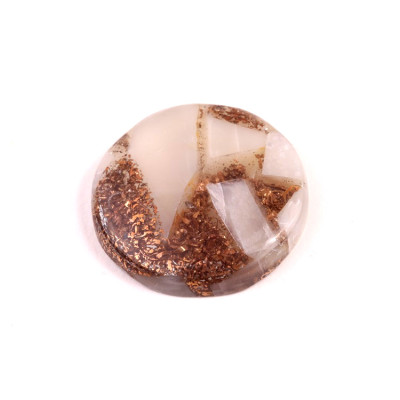 Kabošon Rekonstruovaný Moonstone  č.4960 (28x6mm)