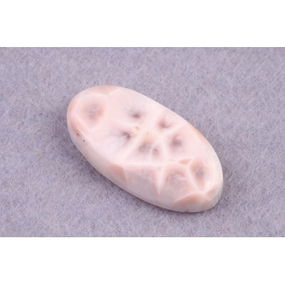 Kabošon Natrolite (Pink Larimar) č.4967 (29x15x6mm)