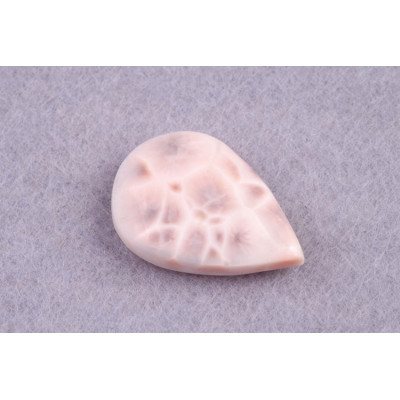 Kabošon Natrolite (Pink Larimar) č.4969 (24x16x7mm)