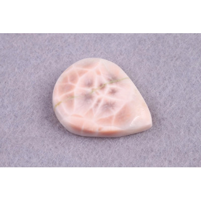 Kabošon Natrolite (Pink Larimar) č.4975 (24x19x5mm)