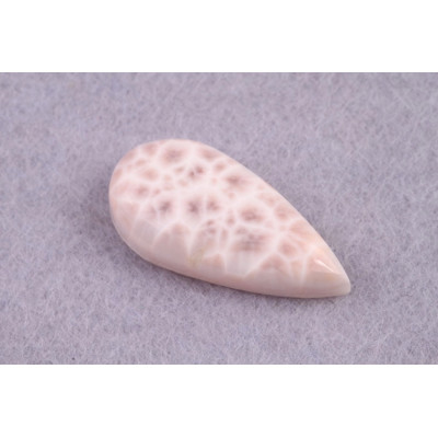 Kabošon Natrolite (Pink Larimar) č.4977 (26x12x7mm)