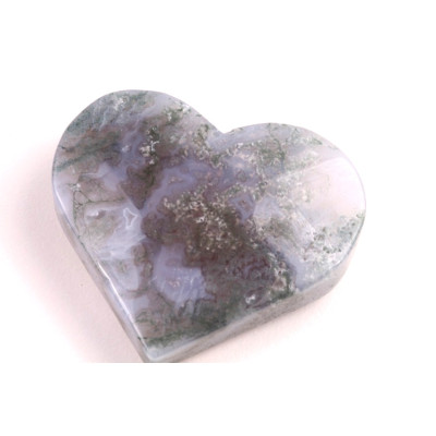 Mechový Achát srdíčko č. 50 - 68g