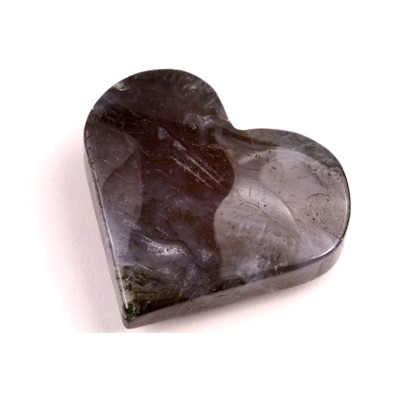 Mechový Achát srdíčko č. 54 - 58g