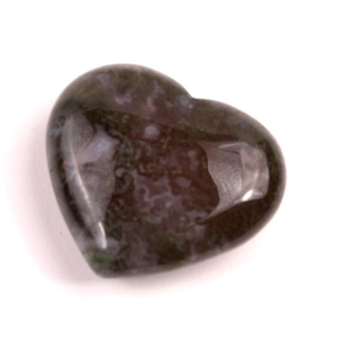 Mechový Achát srdíčko č. 56 - 45g