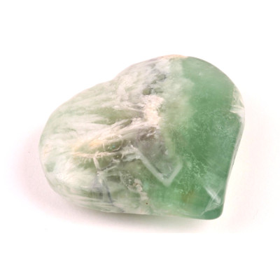 Vločkový Fluorit srdíčko č. 71 - 69g