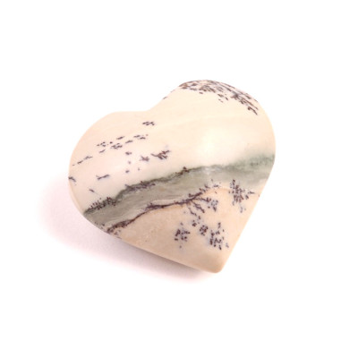 Dendrite Jaspis srdíčko č. 77 - 104g