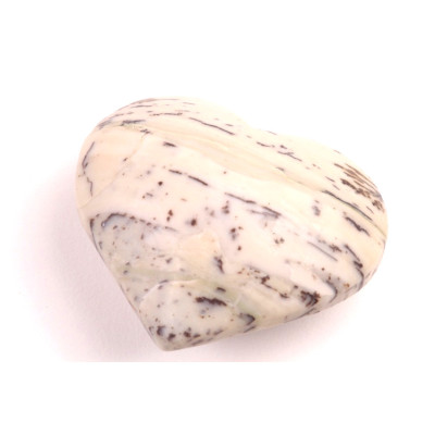 Dendrite Jaspis srdíčko č. 78 - 122g