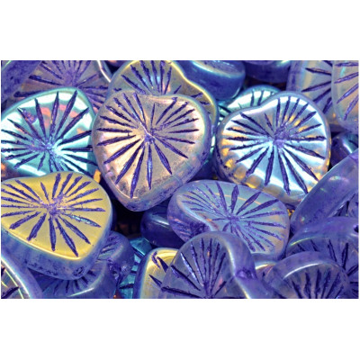 Korálky Kiwi Srdíčka č.2394 (18x18mm)