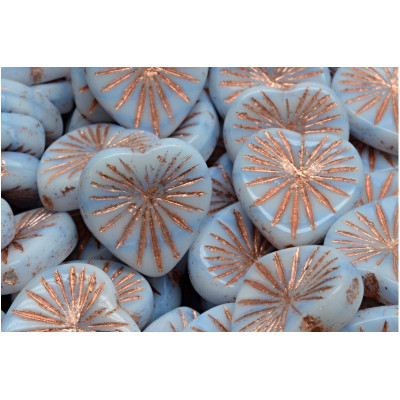 Korálky Kiwi Srdíčka č.4741 (18x18mm)