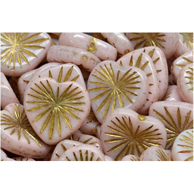 Korálky Kiwi Srdíčka č.4743 (18x18mm)