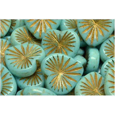 Korálky Kiwi Srdíčka č.4744 (18x18mm)