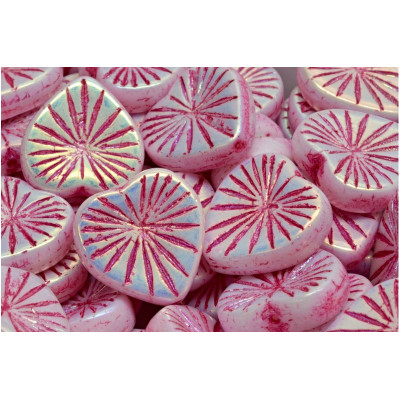 Korálky Kiwi Srdíčka č.4745 (18x18mm)