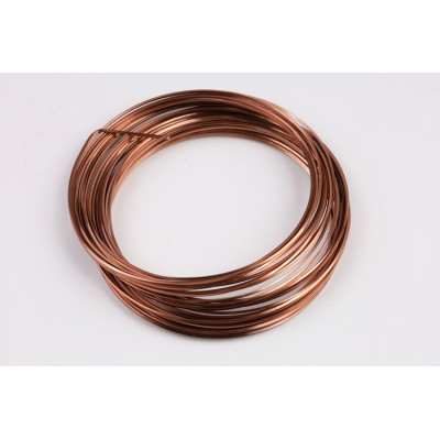 Hranatý drát z čisté mědi 0,7mm antique cooper