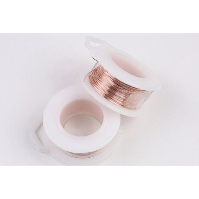Kulatý měděný drát 0,76mm rose gold č.12